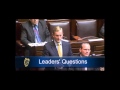 Leaders Questions on the G8 and the visit of the Obamas to Ireland (Home?)