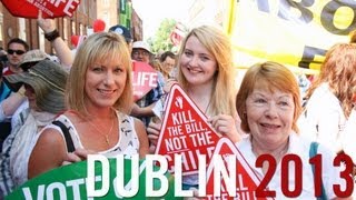 Ireland's biggest ever pro-life rally against abortion - Dublin 2013