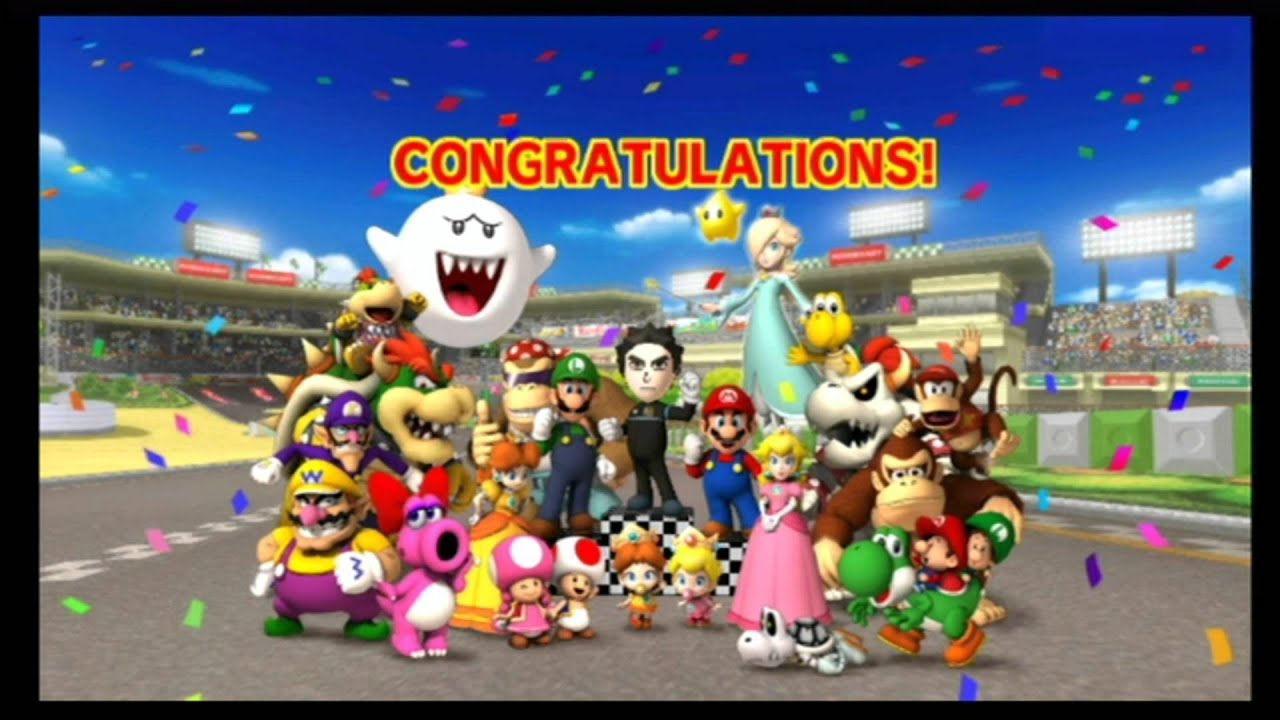 Mario Kart Wii Ending & Credits P17 - YouTube