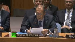Речь Лаврова в ООН после принятия резолюции по Сирии