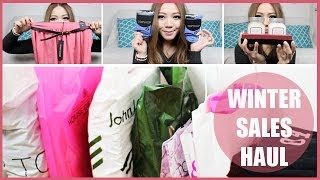 Winter Sales Haul ♥ ZARA Topshop Harrods River Island and more...