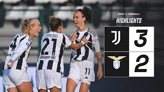 HIGHLIGHTS SERIE A | Juventus Women 3-2 Lazio Women | Cantore, Girelli, Bonansea Goals