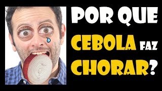 Por que cebola faz chorar?