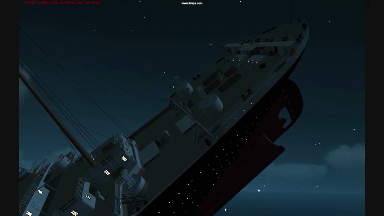Titanic WIP Sinking YouTube