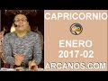 Video Horscopo Semanal CAPRICORNIO  del 8 al 14 Enero 2017 (Semana 2017-02) (Lectura del Tarot)