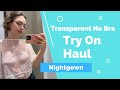 [4K] I Tried Most Transparent Ever  See-Through Try On Haul
