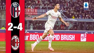 Leão, Calabria, Bennacer & Ibrahimović | Bologna 2-4 AC Milan | Highlights Serie A