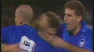14 ottobre 1992 - Italia-Svizzera 2-2 (Qualificazioni Mondiali) - Almanacchi Azzurri