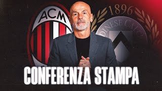 #MilanUdinese | Mister Pioli in conferenza stampa