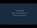 YG my nigga lyrics