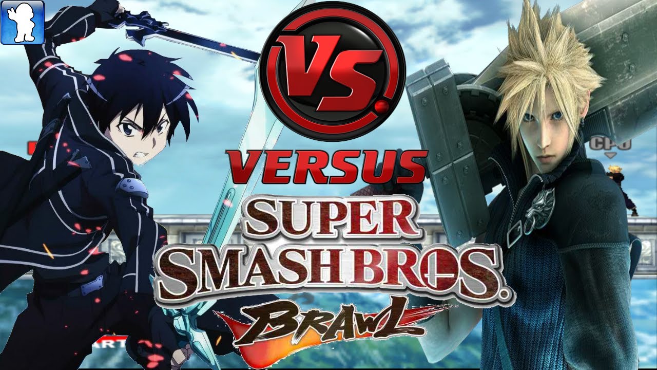 Super Smash Bros. Brawl - Kirito vs Cloud (Dolphin Emulator) - YouTube