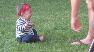 BABY HATES GRASS! - July 05, 2013 - itsJudysLife Vlog