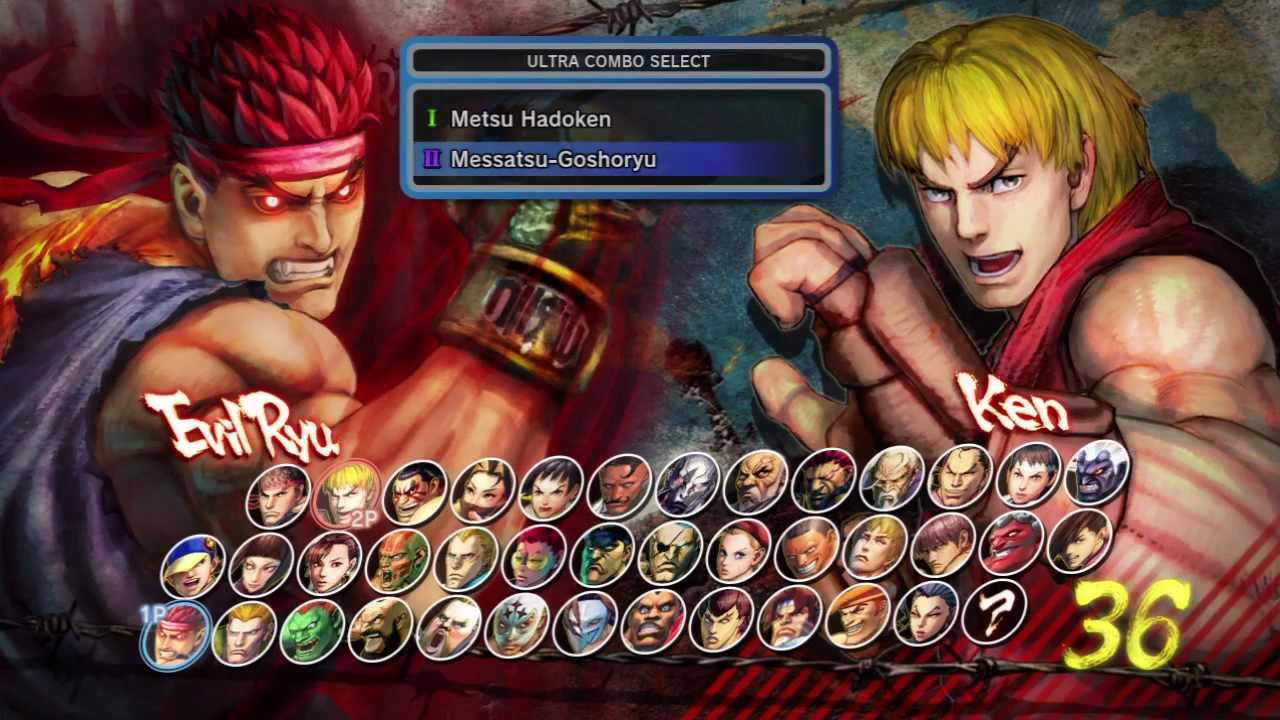 evil ryu vs evil ken