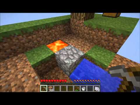 SkyBlock 1.3.2 - Sobrevivencia Minecraft - O começo - Part: 1 ...