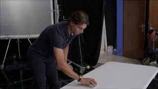 Incredible Rafa Nadal trick shot on PokerStars shoot