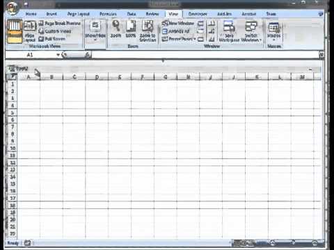 why is there no scroll bar in excel