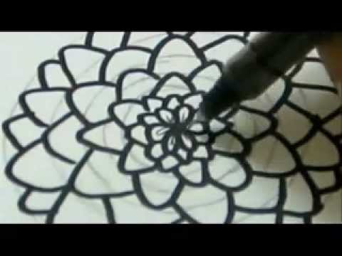 How To Draw A Flower - Carnation Flower - YouTube