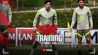 Live Training Session | Napoli v AC Milan | Champions League