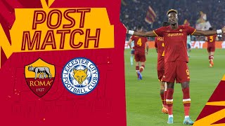 TAMMY ABRAHAM | POST MATCH INTERVIEW | ROMA-LEICESTER