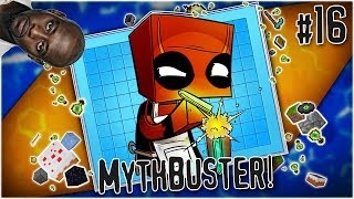 Minecraft MythBuster - CZARNY PRZYJACIEL! (ODCINEK 16)