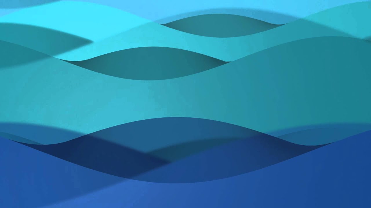 Blue Waves - loop HD animated background #04 - YouTube