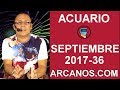 Video Horscopo Semanal ACUARIO  del 3 al 9 Septiembre 2017 (Semana 2017-36) (Lectura del Tarot)