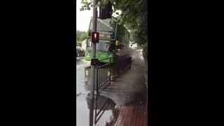 Flash flood, Mansfield Road Nottingham, 23 July 2013