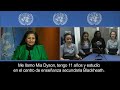 Un grupo de estudiantes de un instituto londinense.