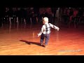 2 year old dancing the Paso Doble