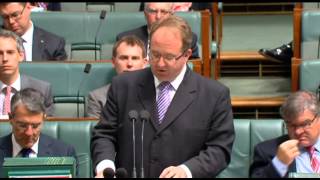 Gary Gray eats his hair in Parliament