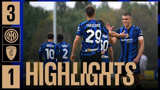 3️⃣ PUNTI PER LA PRIMAVERA 💫? | INTER 3-1 EMPOLI | HIGHLIGHTS UNDER 20 | PRIMAVERA 1 2024/25⚽⚫🔵??