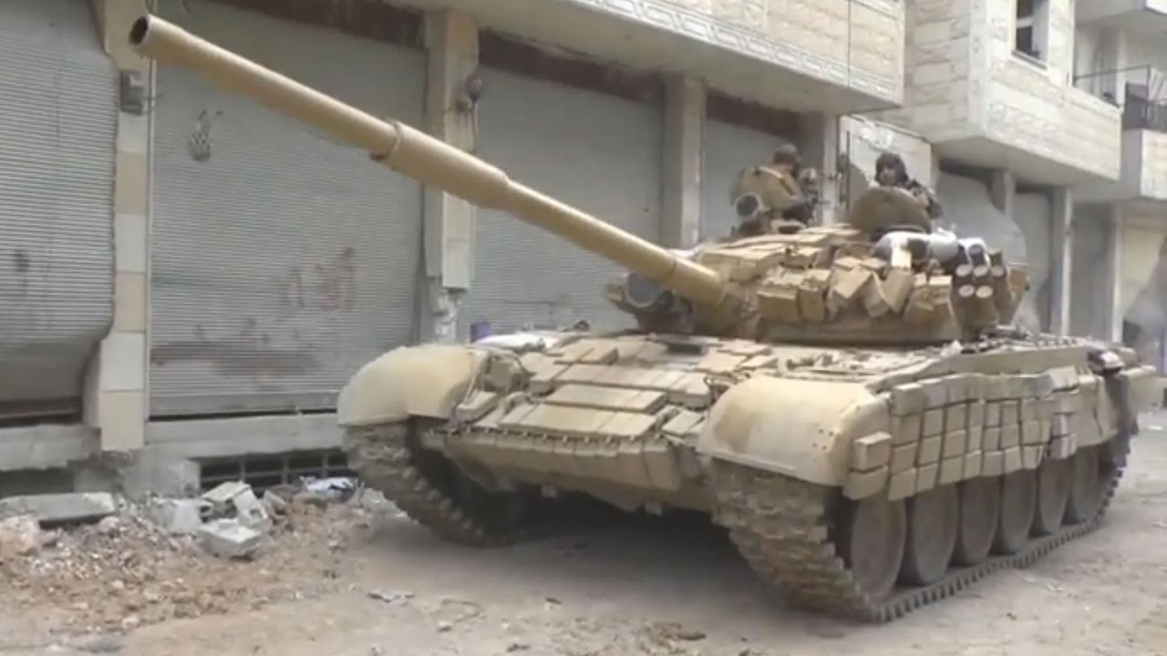 tank battle syria