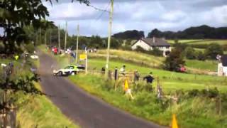 Very Lucky Escape for Cameraman-Ulster Rally 2010