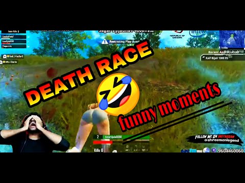 DEATH RACE || FUNNY MOVEMENT || PUBG MOBILE