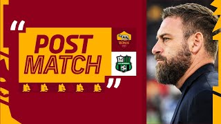 “Importante chiudere questo ciclo con una vittoria” | DANIELE DE ROSSI AL TERMINE DI ROMA-SASSUOLO