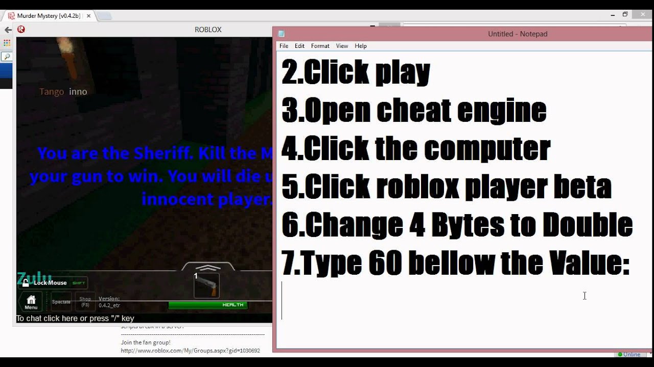 how to hack roblox with cheat engine