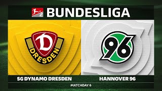 SG Dynamo Dresden vs. Hannover 96 | Matchday 6 — Bundesliga 2 2025/26