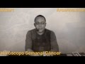 Video Horscopo Semanal CNCER  del 21 al 27 Diciembre 2014 (Semana 2014-52) (Lectura del Tarot)