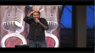 Comedian gets heckled by military guy