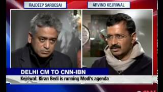 Arvind Kejriwal's interview with Rajdeep Sardesai @ CNN-IBN (18-01-2014)