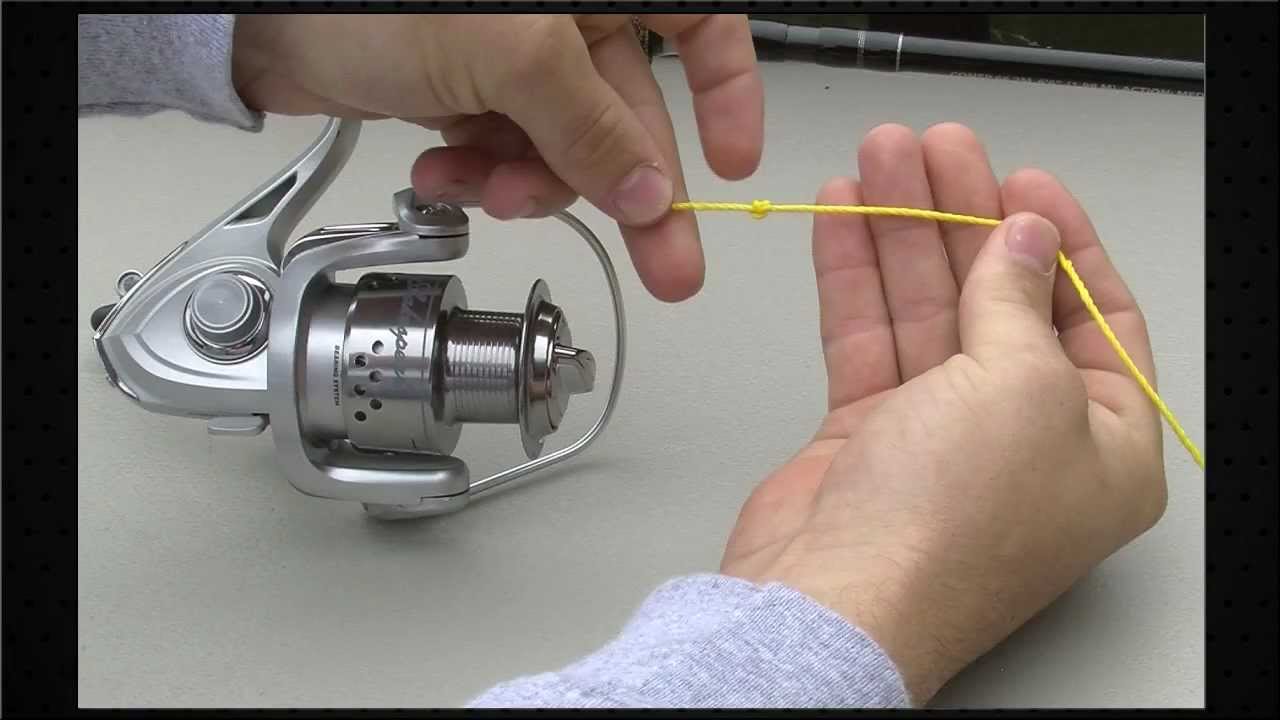 How to Spool a Spinning Reel - YouTube