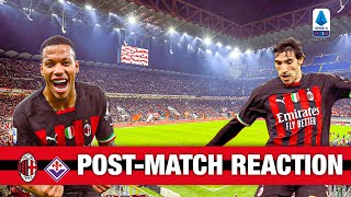 Vranckx and Tonali post-match reactions | AC Milan v Fiorentina
