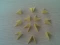 2 - 3D Origami - Violet Flower - (how To Make)