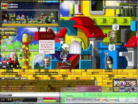 Free VIP GMS Maplestory hacks v112 ripped from BT - YouTube