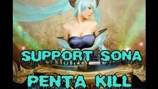 LOL - Support Sona Penta Kill - WTF?!?