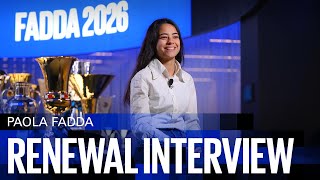 PAOLA FADDA | EXCLUSIVE INTER TV RENEWAL INTERVIEW | #Fadda2026 #InterWomen ⚫🔵?