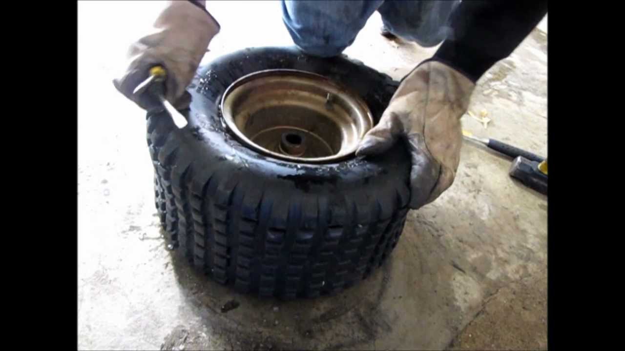How To Remove a Go Kart Tire, Then Fix a Rusty Rim YouTube