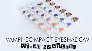 Vamp! Eyeshadow, ombretto compatto. Gli swatches by Alicelikeaudrey | PUPA Make up