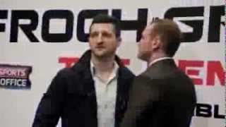 CARL FROCH v GEORGE GROVES 2 - THE REMATCH - HEAD TO HEAD @ FIRST PRESS CONFERENCE