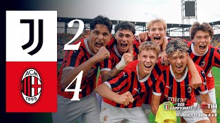 L'Under 17 rossonera vola in Finale Scudetto | Juventus 2-4 AC Milan | Highlights